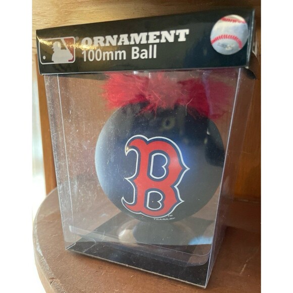Set of 3 *NEW* Boston Red Sox Christmas Bulbs - Picture 1 of 4